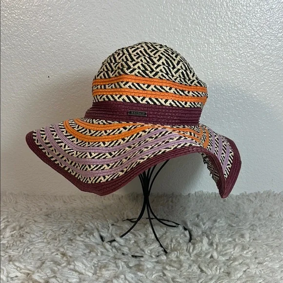 Prana Orange and Pink Hat Accessories - Picture 1 of 8